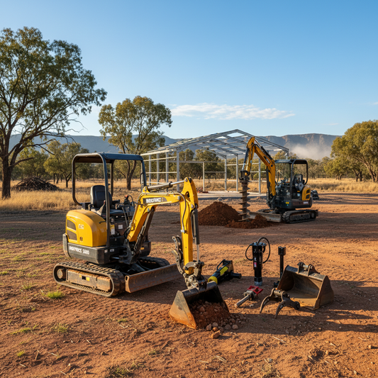Australian Mini Excavators and Versatile Attachments for Enhanced Jobsite Performance
