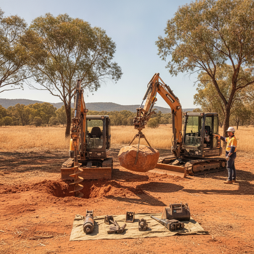 Transforming Australian Digging and Lifting Tasks with Mini Excavator Attachments