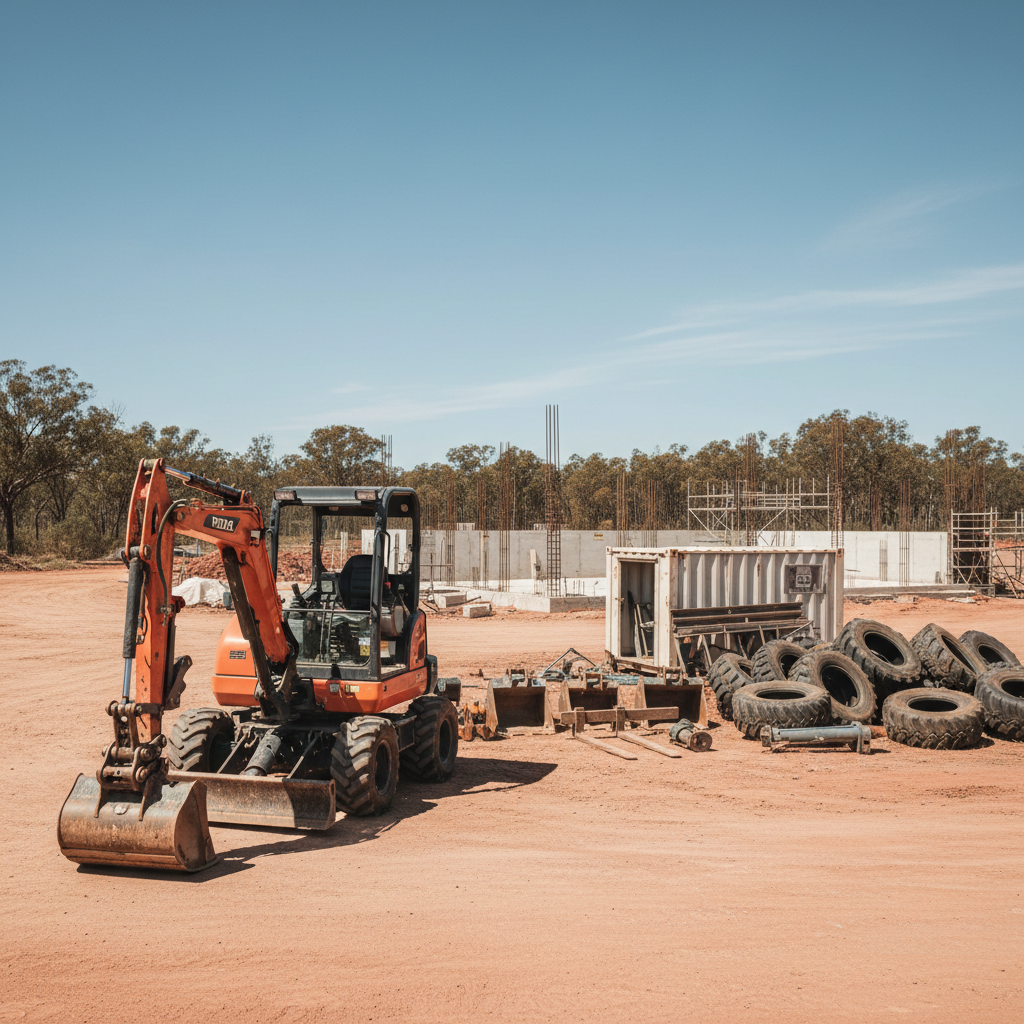 Mitigating Australian Project Delays: Strategic Mini Excavator, Tyre & Attachment Choices