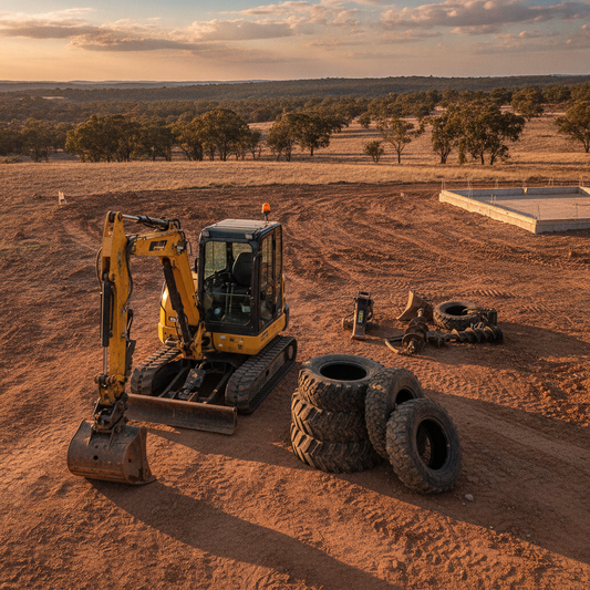 Australian Earthmoving Equipment: Mini Excavators, Tyres & Attachments for All