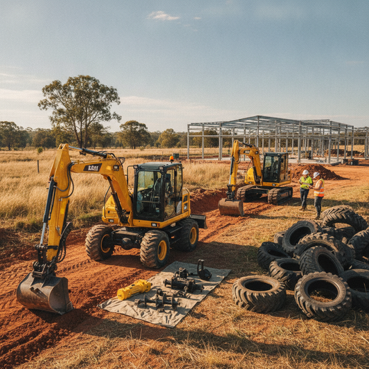 Australian Project Profitability: Maximising ROI with Mini Excavators, Tyres & Attachments