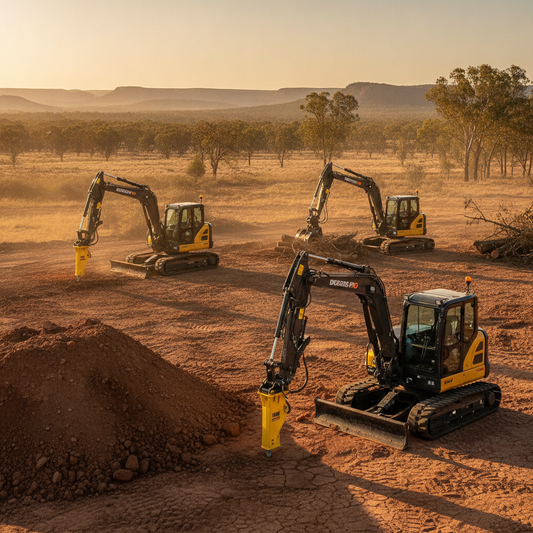 Boosting Australian Excavation Efficiency with Advanced Mini Diggers and Attachments