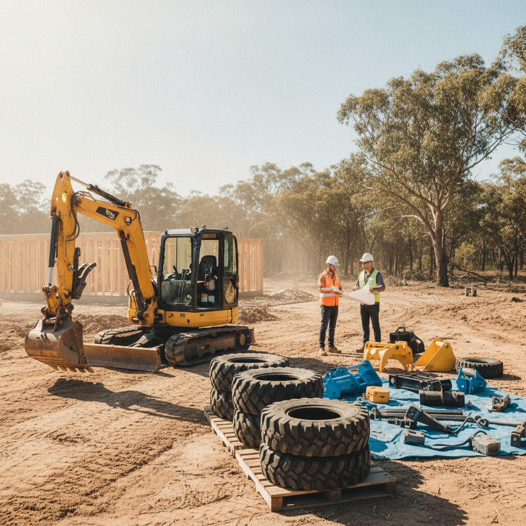 Australian Project Efficiency: Mini Excavators, Tyres & Attachments for Trades,
