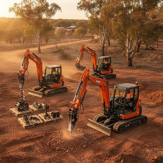 Revolutionising Australian Digging Power with Advanced Mini Excavators and Attachments