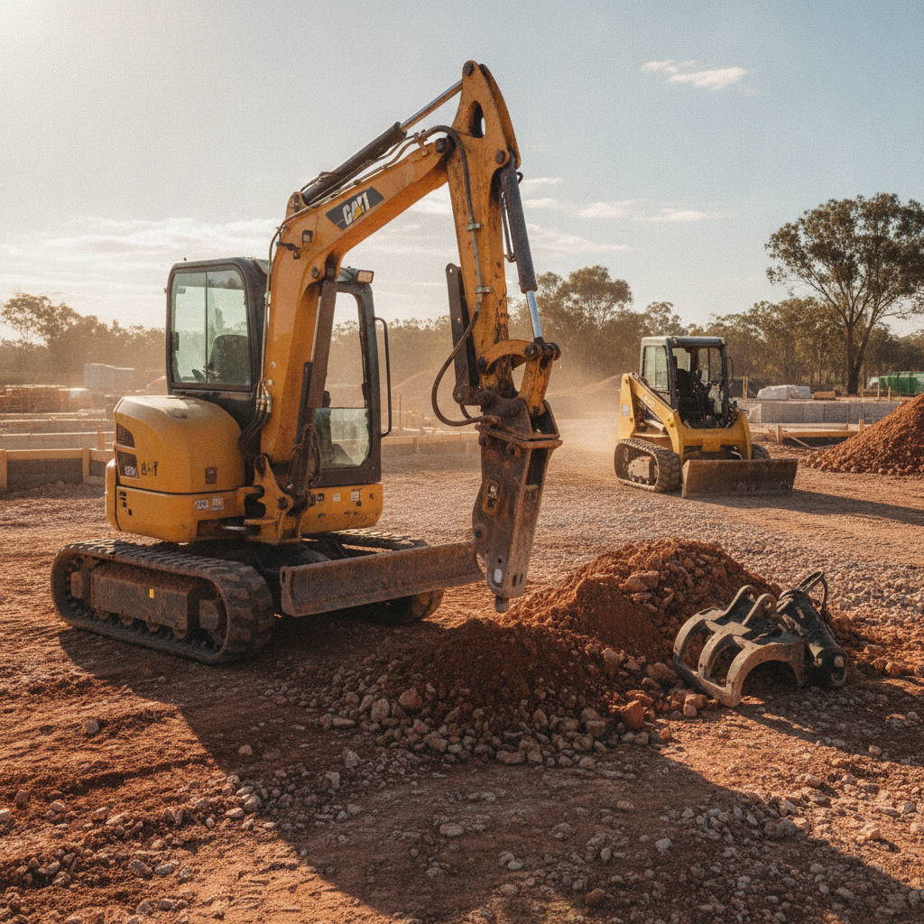 Conquering Australian Site Problems: Compact Excavators, Robust Tyres & Attachments