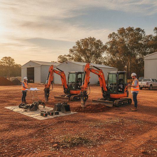 Powering Australian Worksites with Versatile Mini Excavators and Essential Attachments