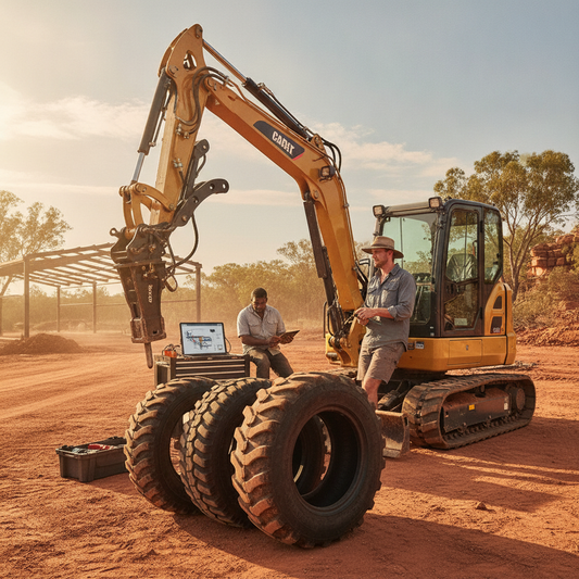 Australian Project Longevity: Intelligent Mini Excavator Choices, Tyre Care & Attachment