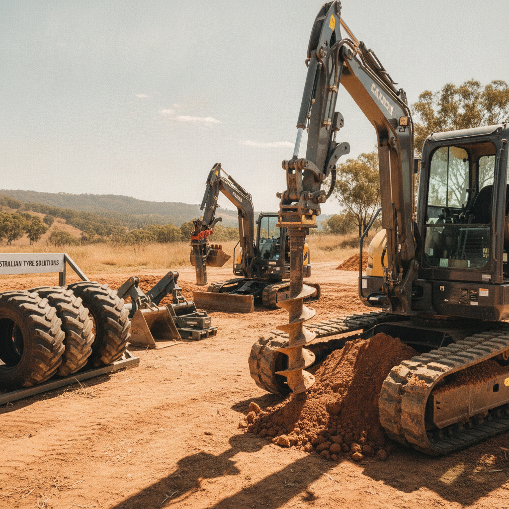 Australian Earthmoving Gear: Tailoring Mini Excavators, Tyres & Attachments for Your Needs