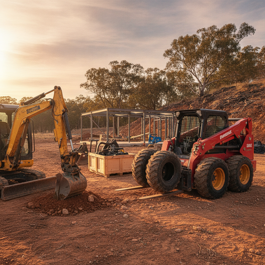 Maximising Australian Project ROI: Durable Mini Excavators, Skid Steer Tyres & Attachments
