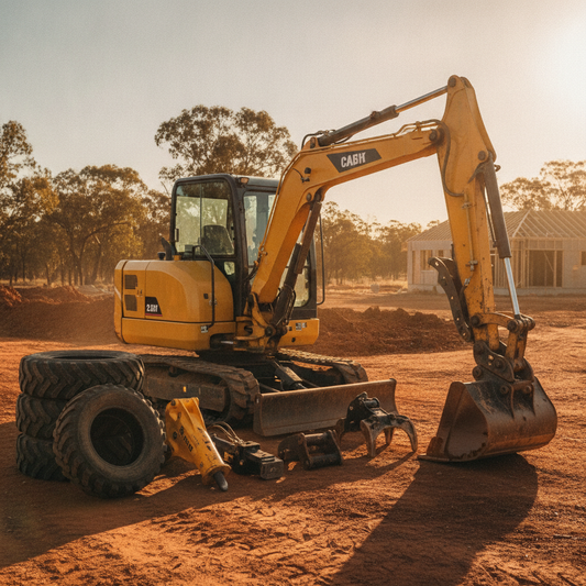Avoid Costly Downtime: Australian Mini Excavator, Tyre & Attachment Choices