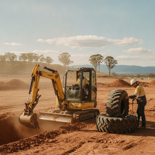Australian Earthmoving Excellence: Operating Mini Excavators, Maintaining Tyres &