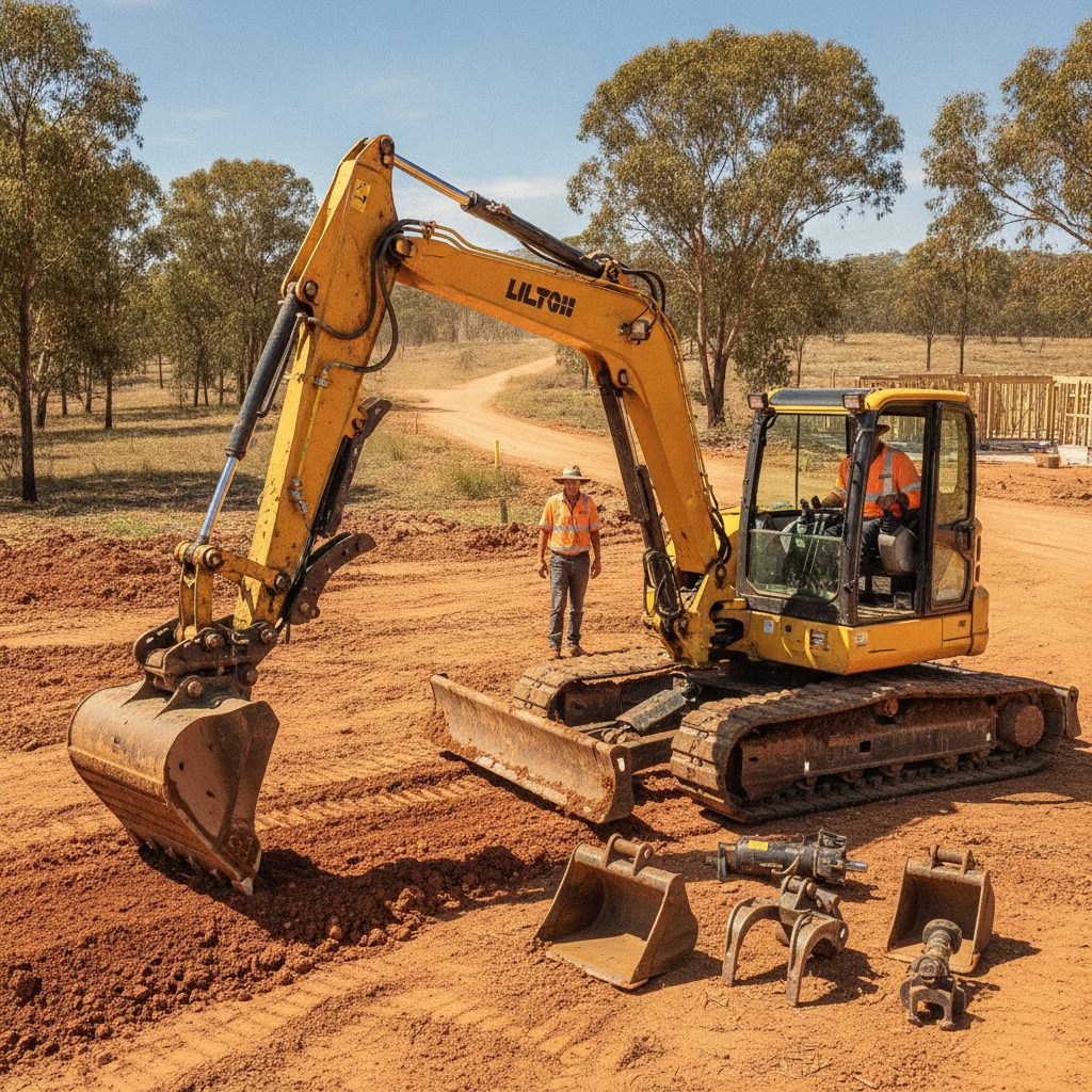 Australian Site Efficiency: Mini Excavators, Tyre Resilience & Attachment Versatility