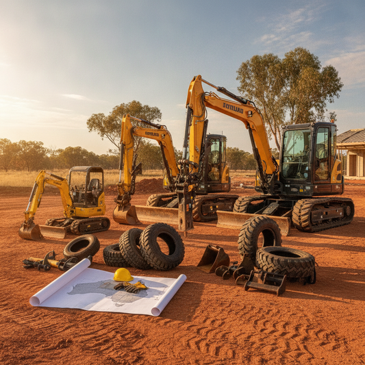 Australian Projects: Matching Mini Excavators, Tyres & Attachments by Buyer