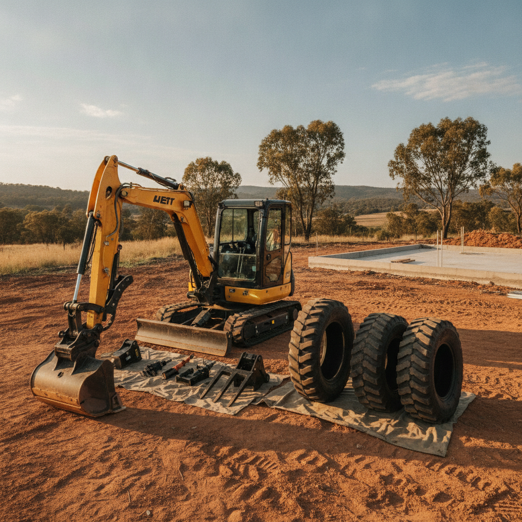 Seamless Australian Projects: Specifying Mini Excavators, Tyres & Attachments