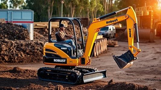 Maximising Site Performance with Robust Mini Excavators and Skid Steer Components