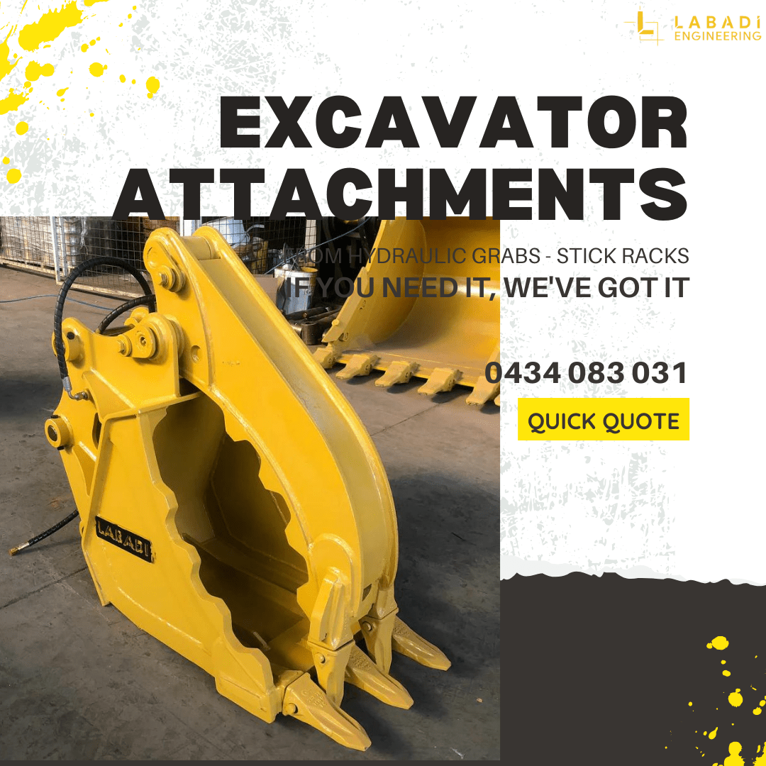 Elevating Excavator Efficiency with Labadi Engineering's Top-Notch Attachments in Australia - Labadi Engineering