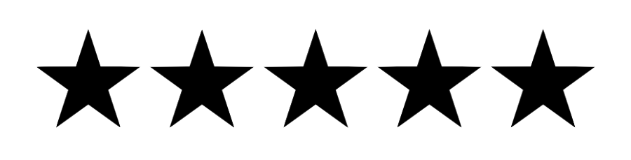 5 Star Rating Logo 