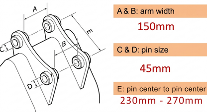LABADI 5ton Hydraulic Grab