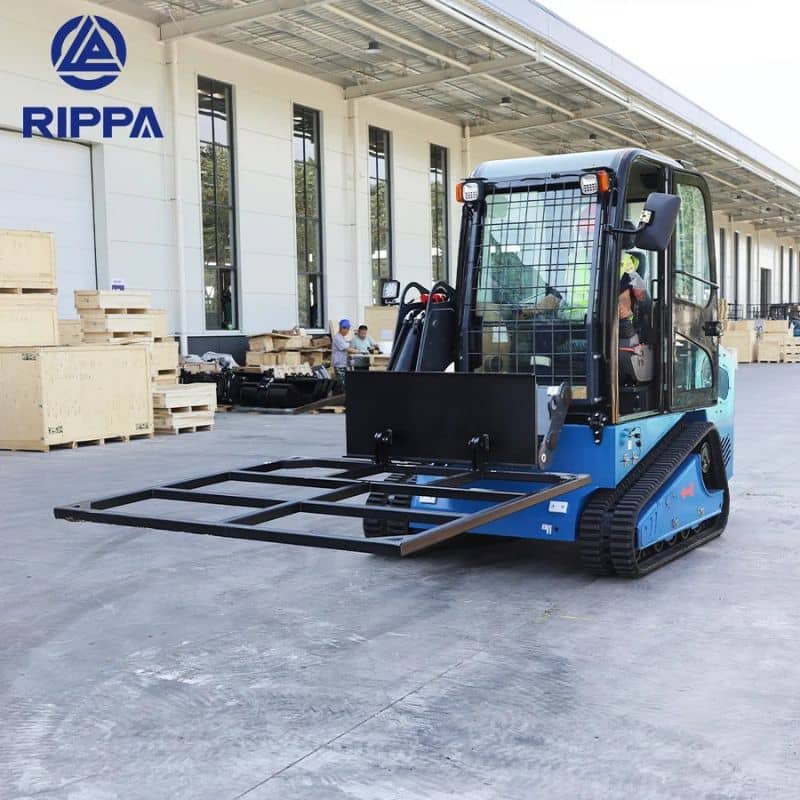 Labadi Engineering Skid Steer with Fork Attachment for Efficient Material Handling