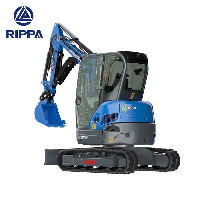 R32 Mini Excavator with Kubota Engine and Hydraulic Quick Hitch