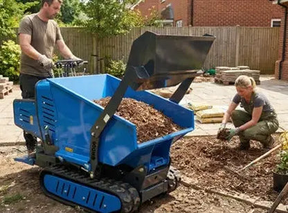 RD06 Mini Dump Truck – 500kg Tracked Dumper for Construction