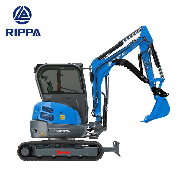 R32 Mini Excavator with Kubota Engine and Hydraulic Quick Hitch