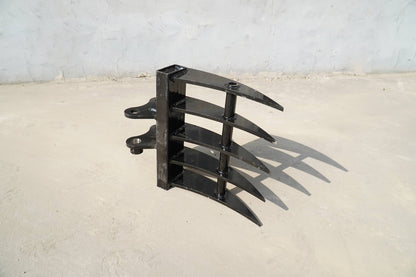 Rippa Australia mini excavator attachment with four prongs for efficient material handling