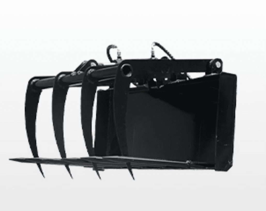 Rippa Australia Excavator Grapple Attachment Side View for Ford Replacement Parts