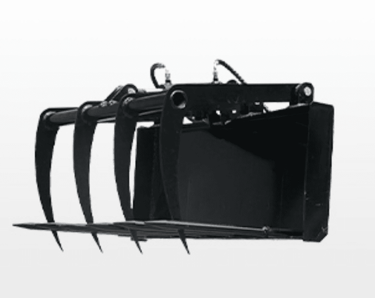 Rippa Australia Excavator Grapple Attachment Side View for Ford Replacement Parts