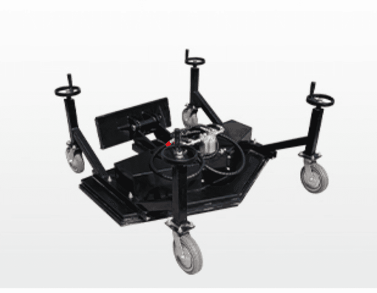 Rippa Australia Excavator Grass Lawn Mower Attachment with Durable Construction and Easy Mobility