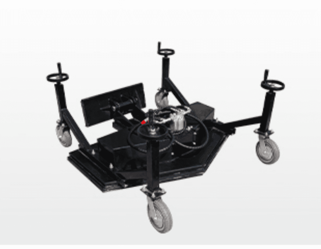 Rippa Australia Excavator Grass Lawn Mower Attachment with Durable Construction and Easy Mobility