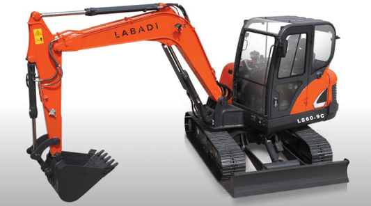 Labadi LS60.9C Excavator with Durable Design and Versatile Features for Construction Projects
