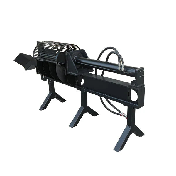 Rippa Australia Log Wood Splitter Excavator Attachment Side View with Heavy-Duty Design