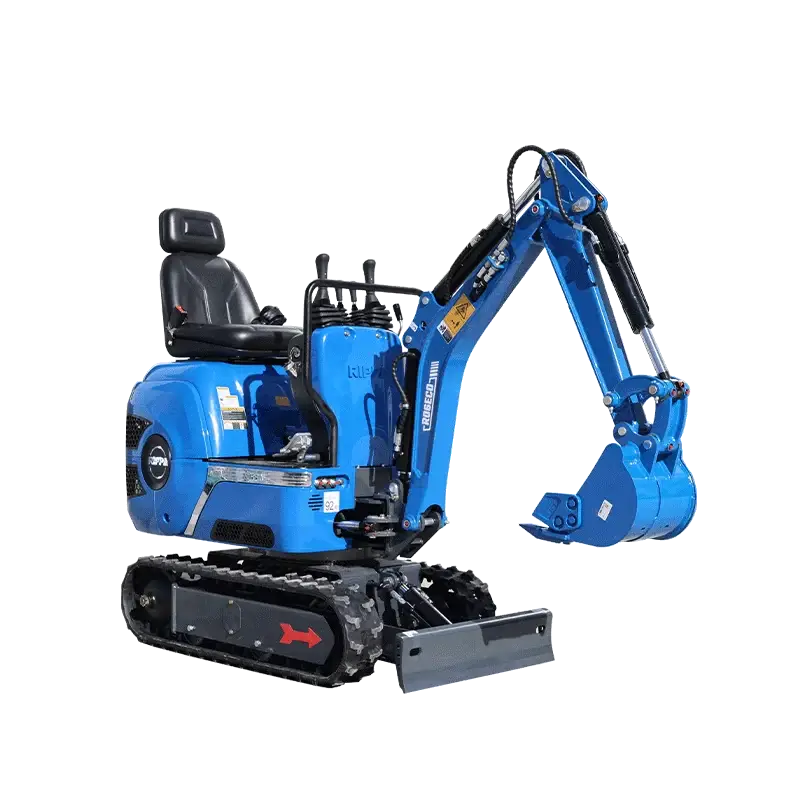 Labadi Engineering Mini Excavator with Blue Color and Compact Design for Efficient Digging