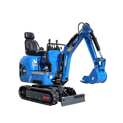 Labadi Engineering Mini Excavator with Blue Color and Compact Design for Efficient Digging