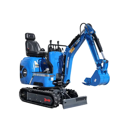 Labadi Engineering Mini Excavator with Blue Color and Compact Design for Efficient Digging