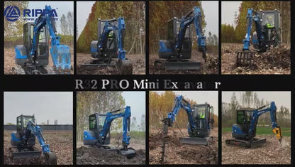 R32 Mini Excavator with Kubota Engine and Hydraulic Quick Hitch