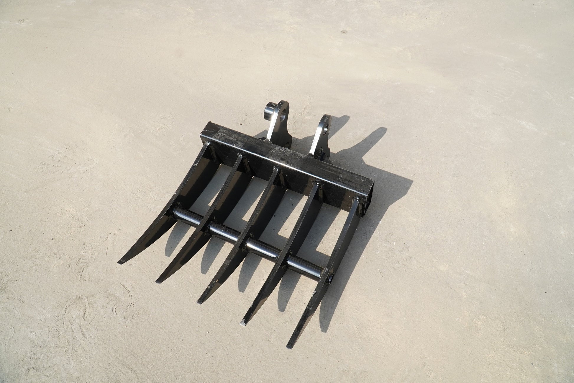 Rippa Australia Excavator Rake Attachment with Durable Steel and Multiple Teeth for Efficient Land Clearing