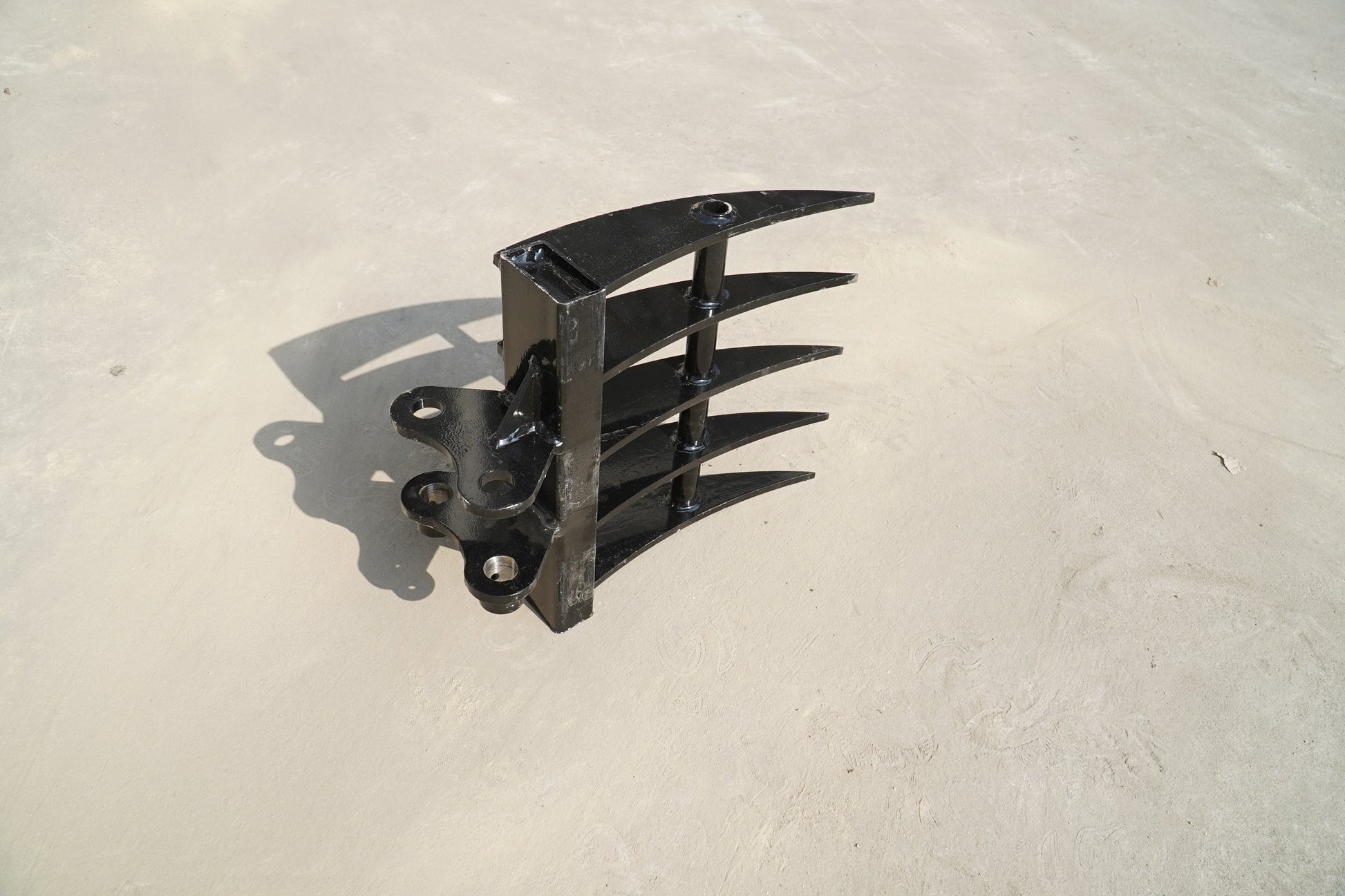 Rippa Australia Excavator Rake Attachment with Durable Steel Design for Efficient Soil and Debris Handling