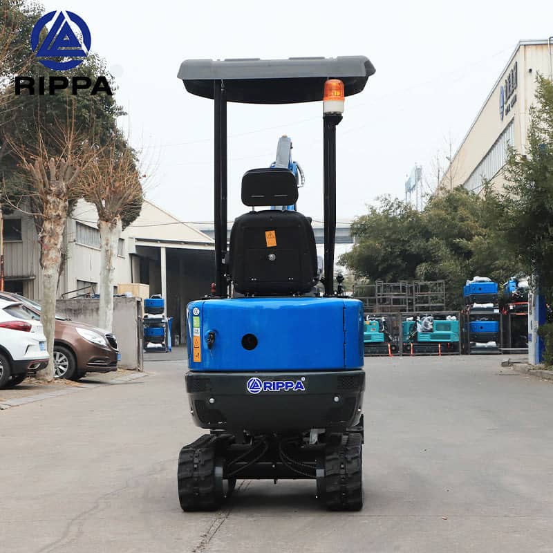 Labadi Engineering Mini Excavato with compact design and safety features for efficient landscaping