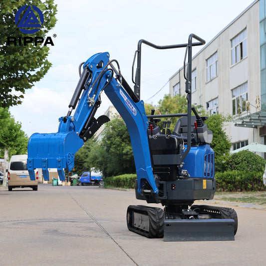 Labadi Engineering Mini Excavato in blue, perfect for small construction projects with compact design