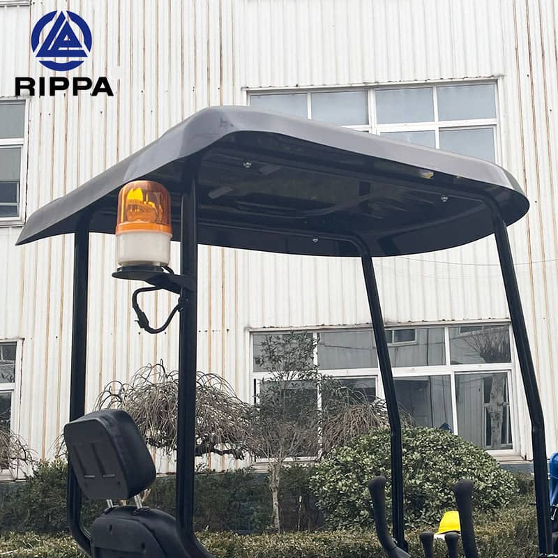 Labadi Engineering Mini Excavator Operator Cabin with Safety Canopy and Warning Light