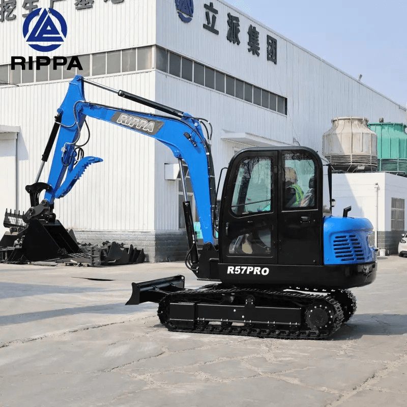 Labadi Engineering Mini Excavator R57PRO with a compact design for efficient digging and construction tasks