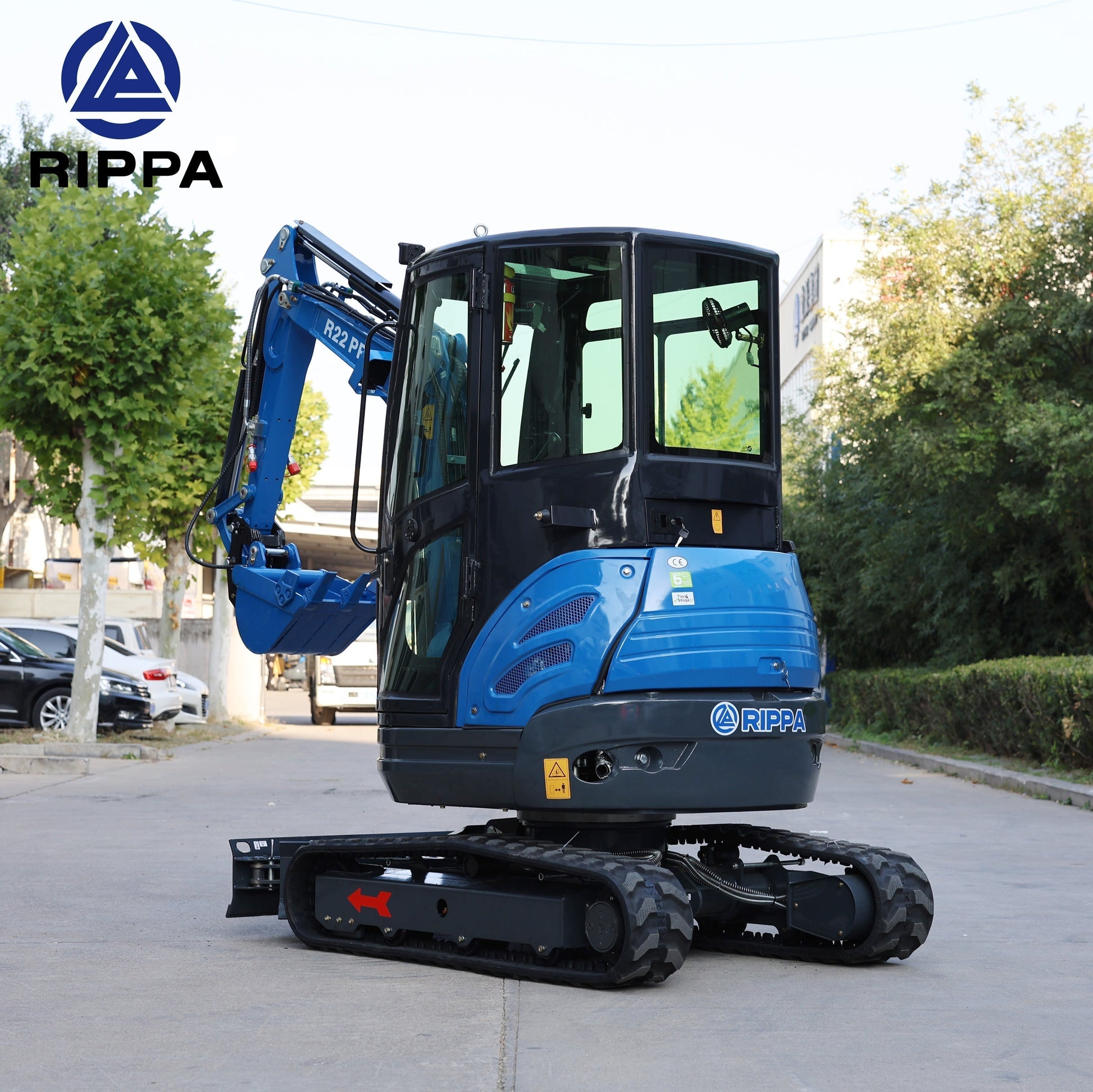 Labadi Engineering Mini Excavator with a compact design ideal for urban construction projects