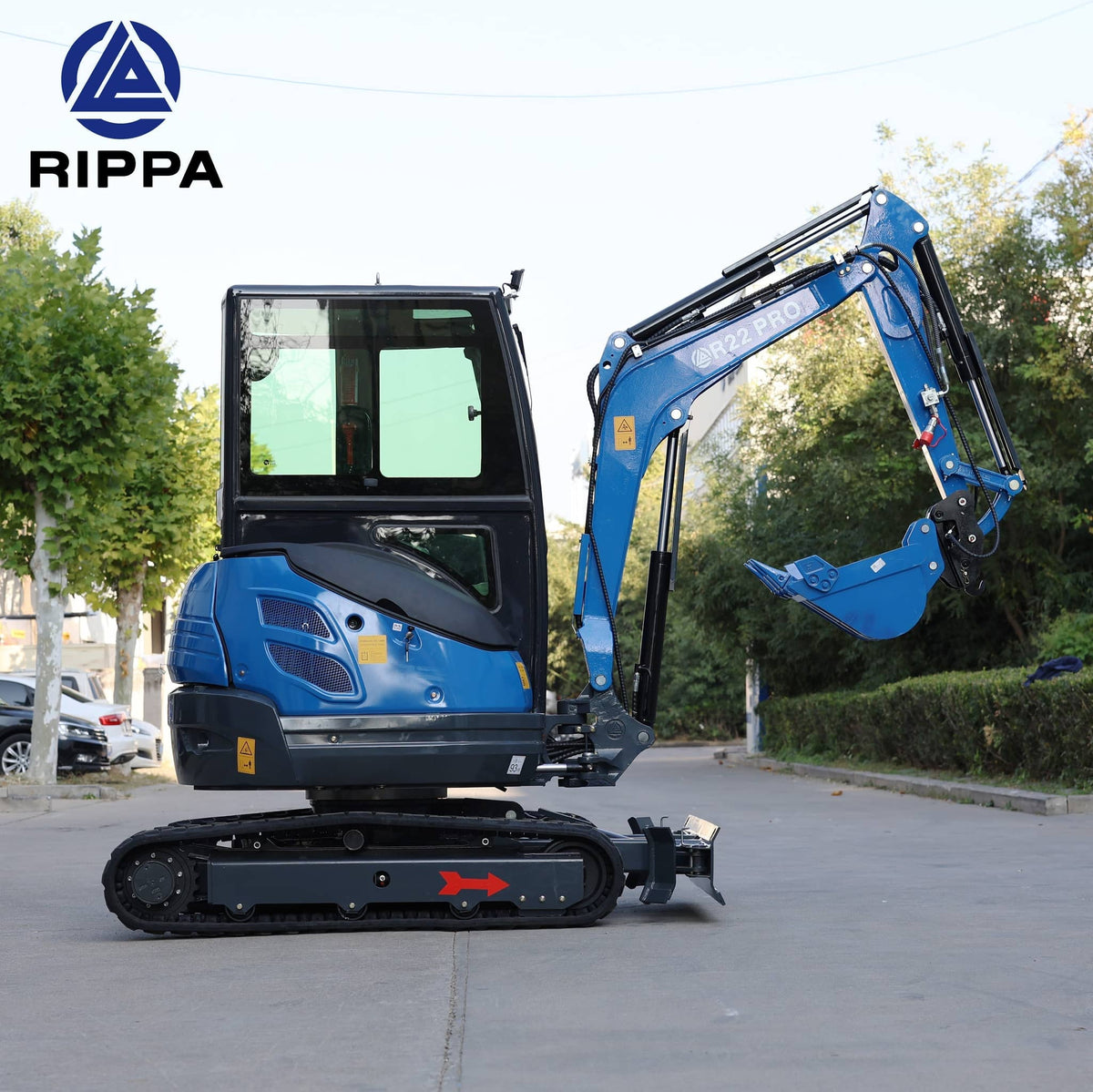 Labadi Engineering Mini Excavator with Compact Design and Versatile Attachment Options for Construction Tasks