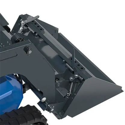 Close-up of a Skid Steer Loader attachment showcasing rugged construction for efficient material handling