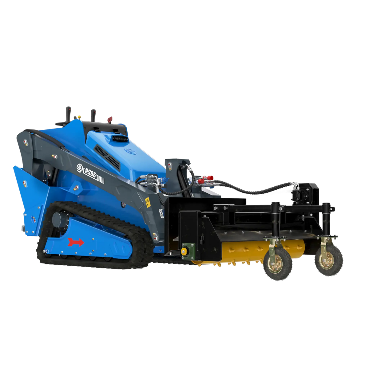 Labadi Engineering Skid Steer with robust tracks and front attachment for versatile construction tasks