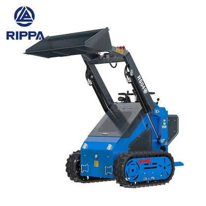 Labadi Engineering RS904 Skid Steer Compact Excavator with High-Lift Bucket for Versatile Landscaping Tasks