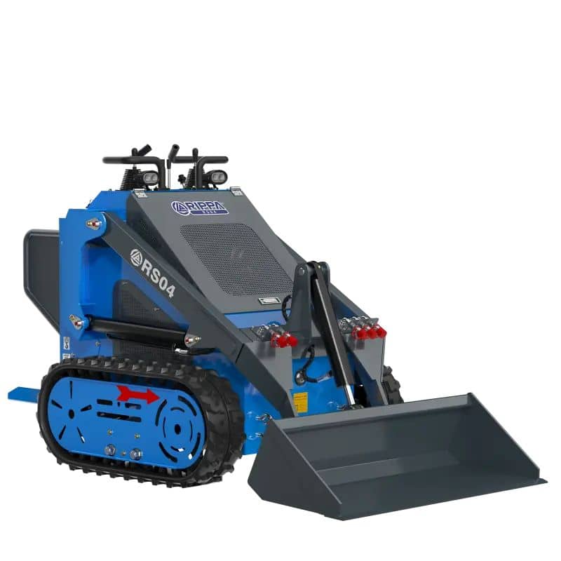 Labadi Engineering Skid Steer RS04 Compact Excavator with Versatile Front Loader and Rubber Tracks