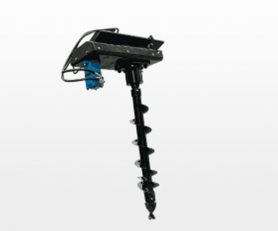 Rippa Australia Rotating Auger Attachment for Excavators featuring rotary hammer drilling capability